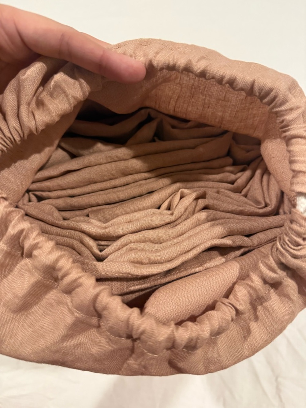 New Quince European Linen Duvet Cover Set King/Cal King - Desert Sunset $214 - Picture 11 of 11